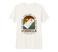 The Normal Does not Come Back but Cornhole Gives Hope Premium T-Shirt