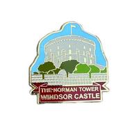 The Norman Tower Windsor Castle Enamel Lapel Pin Badge