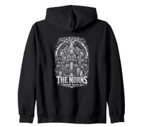 The Norns Threads Decide All Norse Fate Runes Zip Hoodie