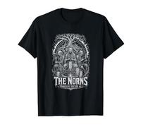 The Norns Threads Decide All Norse Fate Value Graphic T-Shirt, Men, Black, L