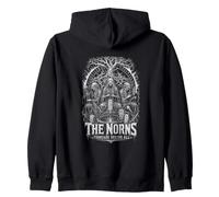 The Norns Threads Decide All Norse Fate Zip Hoodie