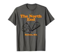 The North End Boston Pizza and Cheese Doodle Drawing T-Shirt
