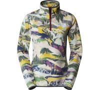 The North Face Womens 100 Glacier Printed 1/4 Zip Black M