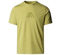 The North Face - 24/7 S/S Mountain Athletics Graphic - Sport shirt size S, olive/yellow