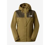 The North Face Antora Rain Hooded Jacket Brown Green Women - L