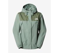 The North Face - Lightweight, breathable Jacket - W Antora Rain Jacket Slate Moss Bark Mist for Women - Size L - Green Green L