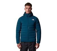 The North Face Belleview Stretch Down Hooded Jacket | UK M in Midnight Petrol