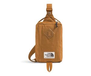 The North Face Berkeley Field Bag | Water Repellent Finish, Vintage Style Travel Essential, Sling Holds Water Bottles, Phones & Keys, Timber Tan/TNF B