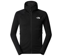 The North Face Hooded Fleece Jacket Polartec Power Grid Bolt Pure Black XXL