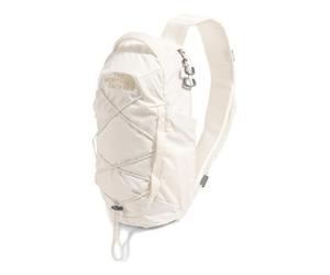 THE NORTH FACE Borealis SIing Bag | Crossbody Adjustable Strap, Water Repellent Finish, Multiple Compartments, Tablet Sleeve, White Dune/Gravel, One Size, Borealis Sling