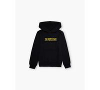 The North Face Boys Black Kids Branded-print Relaxed-fit Cotton-jersey Hoody 5-16 Years M