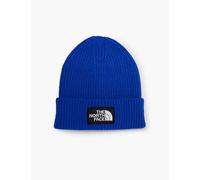 The North Face Boys Blue Kids Box Brand-patch Beanie 1size