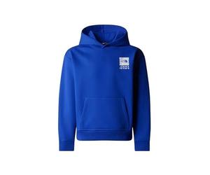 The North Face Boy's Coordinates Graphic Oversized Hooded Sweatshirt, Tnf Blue, 176