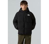 The North Face Boys Down Hooded Jacket - Black, Black, Size 2Xl=18 Years+ Black