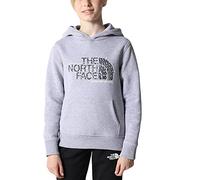 The North Face Boys Drew Peak Hooded Sweatshirt Grey Code 7X55-DYX, grey, 10-12 Years
