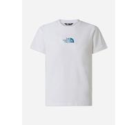 The North Face Boys Liquid Logo Regular T-Shirt in White - White - 6 Yrs
