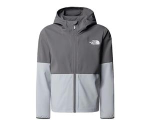 The North Face Boys On The Trail Full Zip Hooded Jacket, Smoked Pearl/High Rise, 7/8 Years
