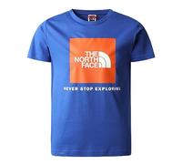 The North Face Boys Redbox Short Sleeve T-Shirt: Blue: M Size: M, Colo