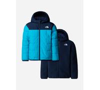 The North Face Boys Reversible Shasta Hooded Jacket in Blue - Blue - 4 Yrs