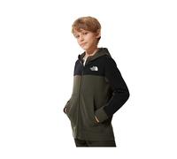 The North Face Boys Slacker Full Zip Hoodie: New Taupe Green: XL Size: