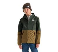 The North Face - Boy's WarAntora Rain Jacket - Waterproof jacket size S, brown/olive