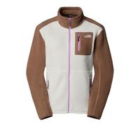 The North Face Boys Yumiori Full Zip Parka Coat, White Dune-Latte-Vibran, 12 Years