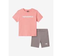 The North Face Bubble Logo Set Dark Grey Pink Kids - 5