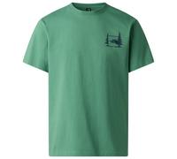 The North Face - Camping Relaxed Short Sleeve Graphic Tee - T-shirt size S, green/turquoise