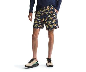 The North Face Class V Pathfinder Shorts Summit Navy Hand Tied Fly Print XL