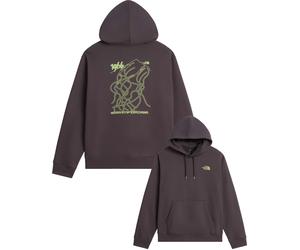 The North Face - Cotton hoodie - U Nse Slopes Relaxed Hoodie Graphic Anthracite Grey for Women - Size M Grey M
