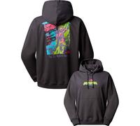 The North Face - Cotton Sweatshirt Hood - U Expedition Celebration Oversized Hoodie Anthracite Grey for Men - Size S Grey S