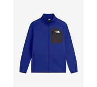 The North Face Crest Full Zip fleece electric blue black - M