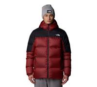 The North Face Diablo Down 2.0 Hooded Jacket | UK M in High Risk Red Black Heather/Black