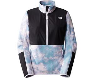The North Face Diablo Sweater Lavender Fog Glacier Dye Print-TNF Black L