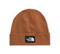 The North Face Dock Worker Recycled Beanie | Deep Fit, Cuffed Winter Hat for Men & Women with Woven Logo Patch, Burnt Umber, One Size