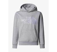 The North Face Drew Peak Hoodie Light Grey White Kids - S