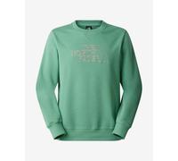 The North Face Drew Peak Light Crew Sweatshirt Grass Green - L