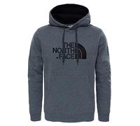 The North Face Drew Peak Men's Outdoor Hoodie available in TNF Medium Grey Heather Std/TNF Black Size Small T0AHJY