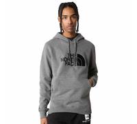 The North Face Drew Peak Men's Outdoor Hoodie available in TNF Medium Grey Heather Std/TNF Black Size Large T0AHJY