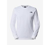 The North Face Easy Logo Long Sleeve T-shirt White S Men