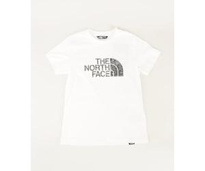 The North Face Easy T-Shirt TNF White/Asphalt Grey Bouldering Guide Print 6 Years