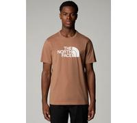 The North Face - Easy Tee Latte/TNF White - T-Shirt - brown - M - 60% Cotton, 40% Polyester M