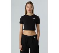 The North Face - Essential Cropped TNF Black - T-Shirt - black - XS - 95% Cotton, 5% Elastane XS