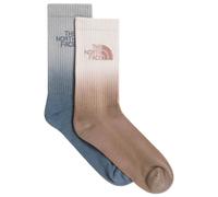 The North Face - Everyday Crew Sock Dip Dye 2-Pack - Sports socks size L, brown