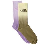 The North Face Dip Dye Crew Socks 2 Units Green,Pink EU 35-37 Man
