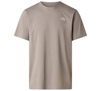 The North Face Simple Dome Evolution Short Sleeve T-Shirt Brown Grey - XXL