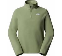 The North Face - Fleeces with zip - M Glacier Fleece 1/4 Zip Jacket Bark Mist for Men - Size M - Green Green M