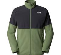 The North Face - Fleeces with zip - M Glacier Heavyweight Full Zip Bark Mist Asphalt Grey for Men - Size XL - Green Green XL