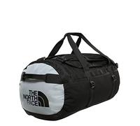 The North Face Gilman Duffel Bag - Black/Mid Grey, Size Medium | Sports and Gym Bag with Shoulder Straps, Foldable Travel Bag