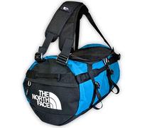 THE NORTH FACE Gilman Duffel Bag, Heavy Duty Sports Bag with Backpack Shoulder Strap and Padded Side Handles, Black/Blue, Small, 50L (TNF), Blue and black, 50L